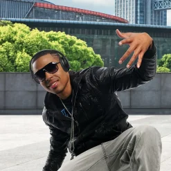 Krave ANC Wireless Noise Cancelling Headphones, Bluetooth, Black (HP9350B)<Morpheus 360 Clearance