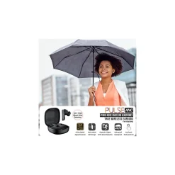 Pulse Hybrid Wireless Noise Cancelling Earbuds, Black (TW7850HD)<Morpheus 360 Clearance