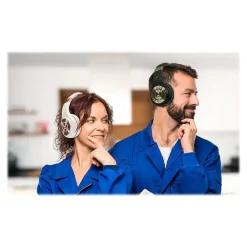 Serenity Bluetooth Wireless Noise Canceling Over-the-Ear Headphones, Bluetooth, Rosegold (HP5500R)<Morpheus 360 New