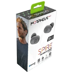 Spire Wireless Earbuds, Bluetooth, Slate Gray (TW1500G)<Morpheus 360 Clearance