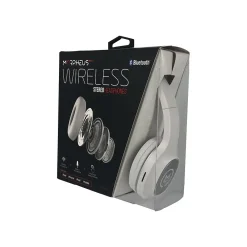 Tremors Bluetooth Wireless On-Ear Headphones, White (HP4500W)<Morpheus 360