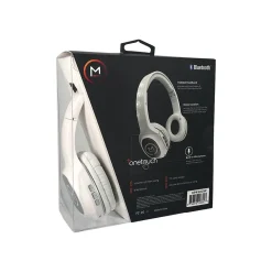 Tremors Bluetooth Wireless On-Ear Headphones, White (HP4500W)<Morpheus 360