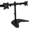 Discount Mount-It! Adjustable Dual Monitor Freestanding Desk Stand, Up to 27", Black (MI-1781)