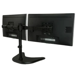 Discount Mount-It! Adjustable Dual Monitor Freestanding Desk Stand, Up to 27