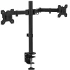 Best Mount-It! Adjustable Dual Monitor Arm Mount, Up To 32" Monitor, Black (MI-2752)