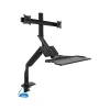 Best Mount-It! Adjustable Dual-Monitor Mount, Up to 27", Black (MI-7984)