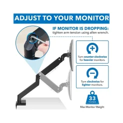 Hot Mount-It! Adjustable Dual-Monitor Mount, Up to 35