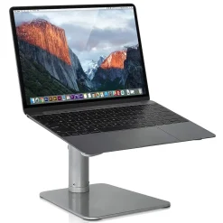 Adjustable Height Laptop Risers for 11"-15" Laptops, Silver (MI-7271)<Mount-It! Hot