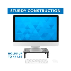 Mount-It! Adjustable Monitor Stand, Up to 32