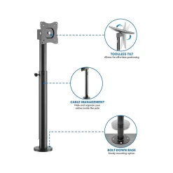 Outlet Mount-It! Adjustable POS Monitor Mount, Up to 23