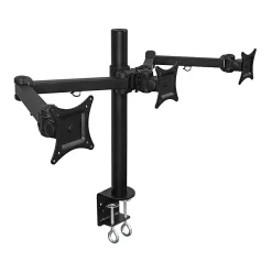 Hot Mount-It! Adjustable Triple Monitor Mount, Up to 32", Black (MI-753XL)