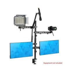 Clearance Mount-It! All-in-One Adjustable Studio Camera Setup Dual Mount, Up to 32", Black (MI-482)