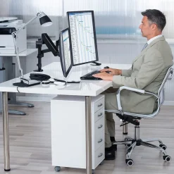 Online Mount-It! Dual Monitor Arm Desk Mount for 19