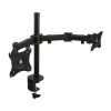 Sale Mount-It! Dual Monitor Arms, Up To 27" Monitors, Black (MI-1752)