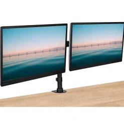New Mount-It! Dual Monitor Desk Mount for 13" to 27" Monitors, Black (MI-2772)