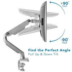 Best Mount-It! Dual Monitor Mount Arm with 2 USB Ports (MI-2762)