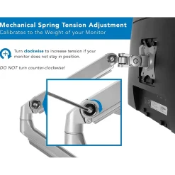 Best Mount-It! Dual Monitor Mount Arm with 2 USB Ports (MI-2762)