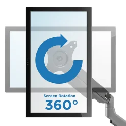 Best Mount-It! Dual Monitor Mount Arm with 2 USB Ports (MI-2762)