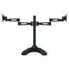 Mount-It! Dual Monitor Stand, Up To 27" Monitors, Black (MI-792)