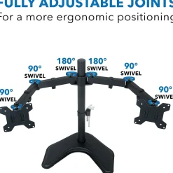 Mount-It! Dual Monitor Stand for 19