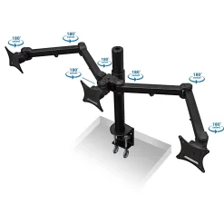 New Mount-It! Full-Motion Triple Monitor Desk Mount for 13