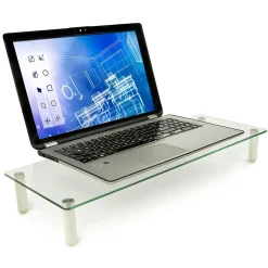 Discount Mount-It! Glass Monitor Riser, 22