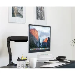 Discount Mount-It! Height Adjustable Single Monitor Desk Mount Arm for 13"-32" Monitors (MI-1771B)