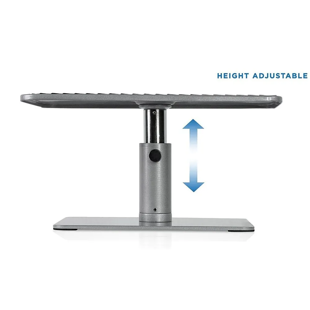 Height Adjustable Steel Laptop Stand for MacBook and Laptops, Gray (MI-7272)<Mount-It! Hot