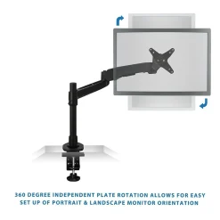 New Mount-It! Modular Desk Mount Adjustable Monitor Mount, Up to 30