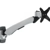 Outlet Mount-It! Modular Mount Adjustable Monitor Arm, Up to 24" Monitors, Gray/Silver (MI-34114)