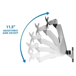 Outlet Mount-It! Modular Mount Adjustable Monitor Arm, Up to 24