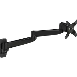 Outlet Mount-It! Modular Mount Adjustable Monitor Stands, Up to 27" Monitors, Black (MI-33114-BLK)