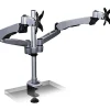 Clearance Mount-It! Modular Spring Arm Adjustable Monitor Arm, Up to 27" Monitors, Silver (MI-45116S)