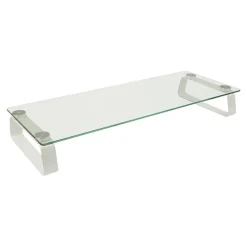 Best Mount-It! Monitor Stand, Clear/Silver (MI-7262-DS)