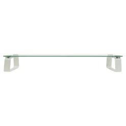 Best Mount-It! Monitor Stand, Clear/Silver (MI-7262-DS)