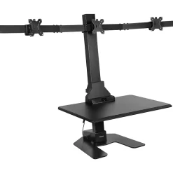 New Mount-It! 28"W Adjustable Triple Monitor Mount, Black (MI-7983)