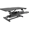 Standing Desks*Mount-It! 38"W Electric Rectangular Adjustable Standing Desk Converter, Black (MI-8010)