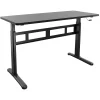 Standing Desks*Mount-It! 55"W Manual Adjustable Standing Desk, Black (MI-7981)