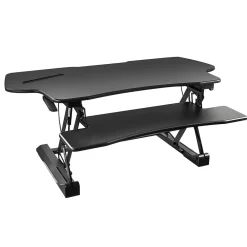 Standing Desks*Mount-It! 12"W Rectangular Adjustable Metal Standing Desk Converter, Black (MI-7925)