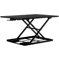 Standing Desks*Mount-It! 32"W Rectangular Adjustable Metal Standing Desk Converter, Black (MI-7929BLK)