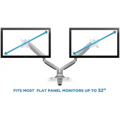 Sale Mount-It! Mount-lt! Adjustable Dual Monitor Arm Mount, Up To 32