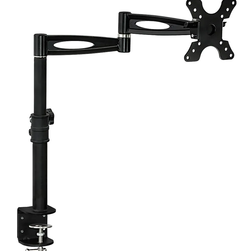 New Mount-It! Mount-lt! Adjustable Monitor Arm, Up to 30", Black (MI-705)