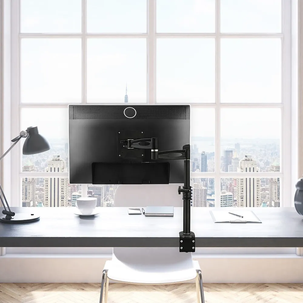 New Mount-It! Mount-lt! Adjustable Monitor Arm, Up to 30", Black (MI-705)