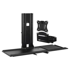Hot Mount-It! Mount-lt! Adjustable Monitor and Keyboard Wall Mount, Up to 32", Black (MI-7919)
