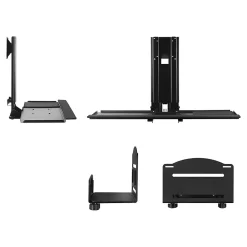 Hot Mount-It! Mount-lt! Adjustable Monitor and Keyboard Wall Mount, Up to 32", Black (MI-7919)