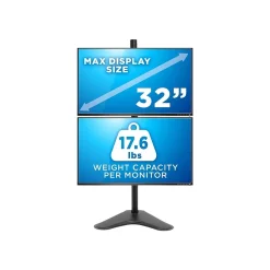 Clearance Mount-It! Mount-lt! Adjustable Monitor Stand, Up to 32", Black (MI-1758)