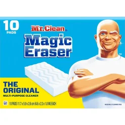 Magic Eraser Original Scrubber, White, 10 Pads/Pack (32333/69516)<Mr. Clean Clearance