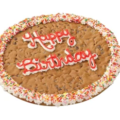 Mrs. Fields Birthday Chocolate Chip Cookie Cake, (ST4680)