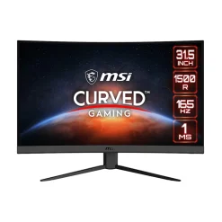 Outlet MSI Optix Refurbished 31.5" Curved 165 Hz LED Monitor, Black (OPTIX G32C4W)