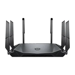 MSI RadiX AX6600 Tri Band MU-MIMO WiFi 6 Gaming Router, Black (RADIXAX6600)